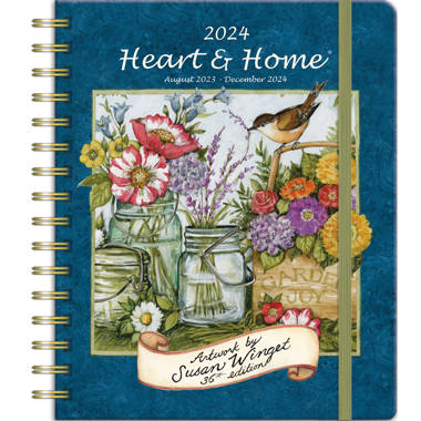 Lang Gallery Florals 2024 Deluxe Planner | Wayfair